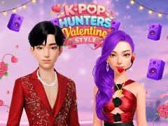 Trò chơi K-Pop Hunters Valentine Style trực tuyến