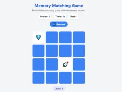 Trò chơi Memory Matching Game trực tuyến