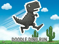 Trò chơi Doodle Dino Run trực tuyến