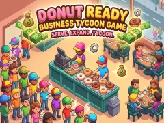 Trò chơi Donut Ready Business Tycoon Game trực tuyến