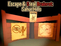 Trò chơi Escape & Steal Brainrot: Sahur Hills trực tuyến