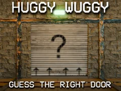 Trò chơi Huggy Wuggy Guess the right door trực tuyến