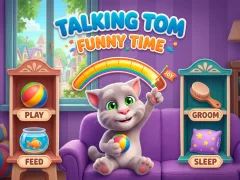 Trò chơi Talking Tom Funny Time trực tuyến