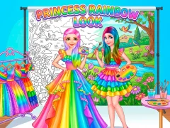 Trò chơi Princess Rainbow Look trực tuyến