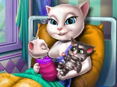 Trò chơi Angela Twins Birth trực tuyến