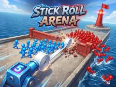Trò chơi Stick Roll Arena trực tuyến