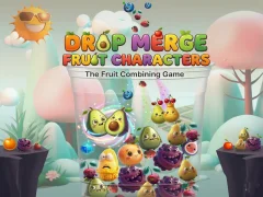 Trò chơi Drop Merge Fruit Characters trực tuyến