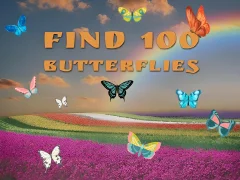 Trò chơi Find 100 butterflies trực tuyến