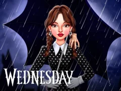 Trò chơi Celebrity Wednesday Addams Style trực tuyến