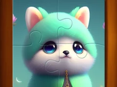 Trò chơi Cute Cat Jigsaw Puzzle trực tuyến