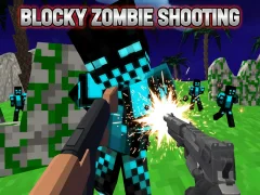 Trò chơi Blocky Zombie Shooting trực tuyến