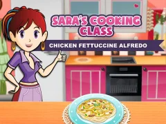 Trò chơi Lớp Nấu ăn của Sara: Mỳ Fettuccine Alfredo Gà trực tuyến
