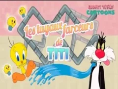 Trò chơi Looney Tunes Cartoons Les tuyaux farceurs de Titi trực tuyến
