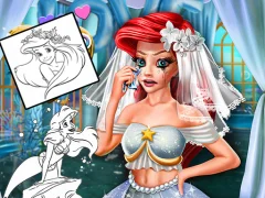 Trò chơi Coloring Book for Ariel Mermaid trực tuyến