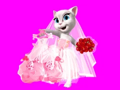 Trò chơi Talking Tom Angela City Wedding Boutique trực tuyến