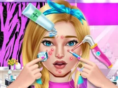 Trò chơi Pimple Treatment Makeover Salon trực tuyến