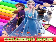 Trò chơi Coloring Book for Frozen Elsa trực tuyến