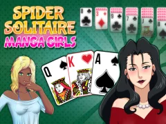 Trò chơi Spider Solitaire Manga Girls trực tuyến