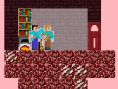 Trò chơi Alex và Steve Nether  trực tuyến