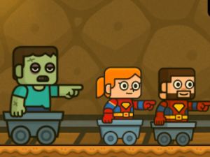 Trò chơi 2 trình phát đường bộ blockminer  trực tuyến