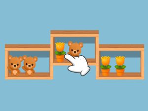 Trò chơi Vui vẻ phân loại qua các kệ trực tuyến