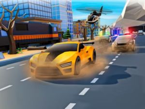 Trò chơi Xe cảnh sát đuổi theo Zigzag Escape 3D trực tuyến