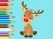 Trò chơi Coloring Book: Cute Christmas Reindeer trực tuyến