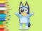 Trò chơi Coloring Book: Happy Bluey trực tuyến