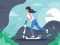 Trò chơi Electric scooter rides jigsaw trực tuyến