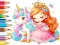Trò chơi Coloring Book: Unicorn Secret Whisper trực tuyến