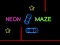 Trò chơi Neon Car Maze trực tuyến