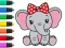 Trò chơi Coloring Book: Elephant trực tuyến