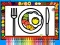 Trò chơi Color and Decorate Dinner Plate trực tuyến