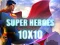 Trò chơi Super heroes 10х10 trực tuyến