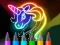 Trò chơi Learn to Draw Glow Cartoon trực tuyến