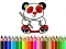 Trò chơi Back To School: Panda Coloring trực tuyến
