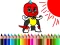 Trò chơi Back To School: Mask Boy Coloring trực tuyến