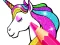 Trò chơi Unicorn Coloring Book Glitter trực tuyến