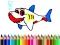 Trò chơi Back To School: Shark Coloring Book trực tuyến
