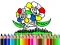 Trò chơi Back to School: Flowers Coloring trực tuyến