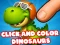 Trò chơi Click And Colors Dinosaurs trực tuyến