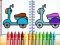 Trò chơi Cute Bike Coloring Book trực tuyến