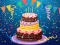 Trò chơi Birthday cake puzzle trực tuyến