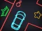 Trò chơi Neon Car Puzzle trực tuyến