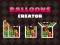 Trò chơi Balloons Creator trực tuyến