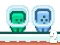 Trò chơi Green and Blue Cuteman 2 trực tuyến
