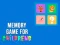 Trò chơi Memory Game for Childrens trực tuyến