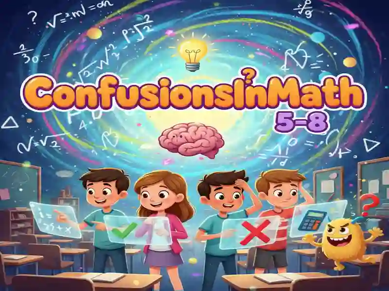 Trò chơi ConfusionsInMath 5-8 trực tuyến