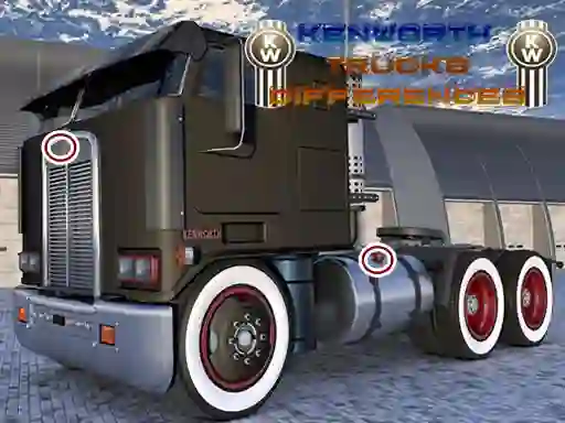 Trò chơi Kenworth Trucks Differences trực tuyến