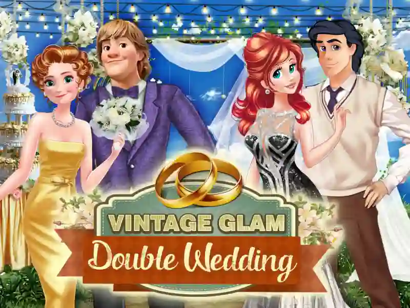 Trò chơi Vintage Glam: Double Wedding trực tuyến
